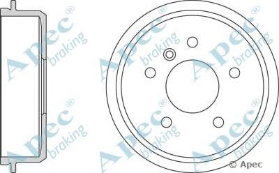APEC BRAKING drm9165 -  Тормозной барабан